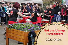 2022-04-09 Sakura Ünnep Füvészkert